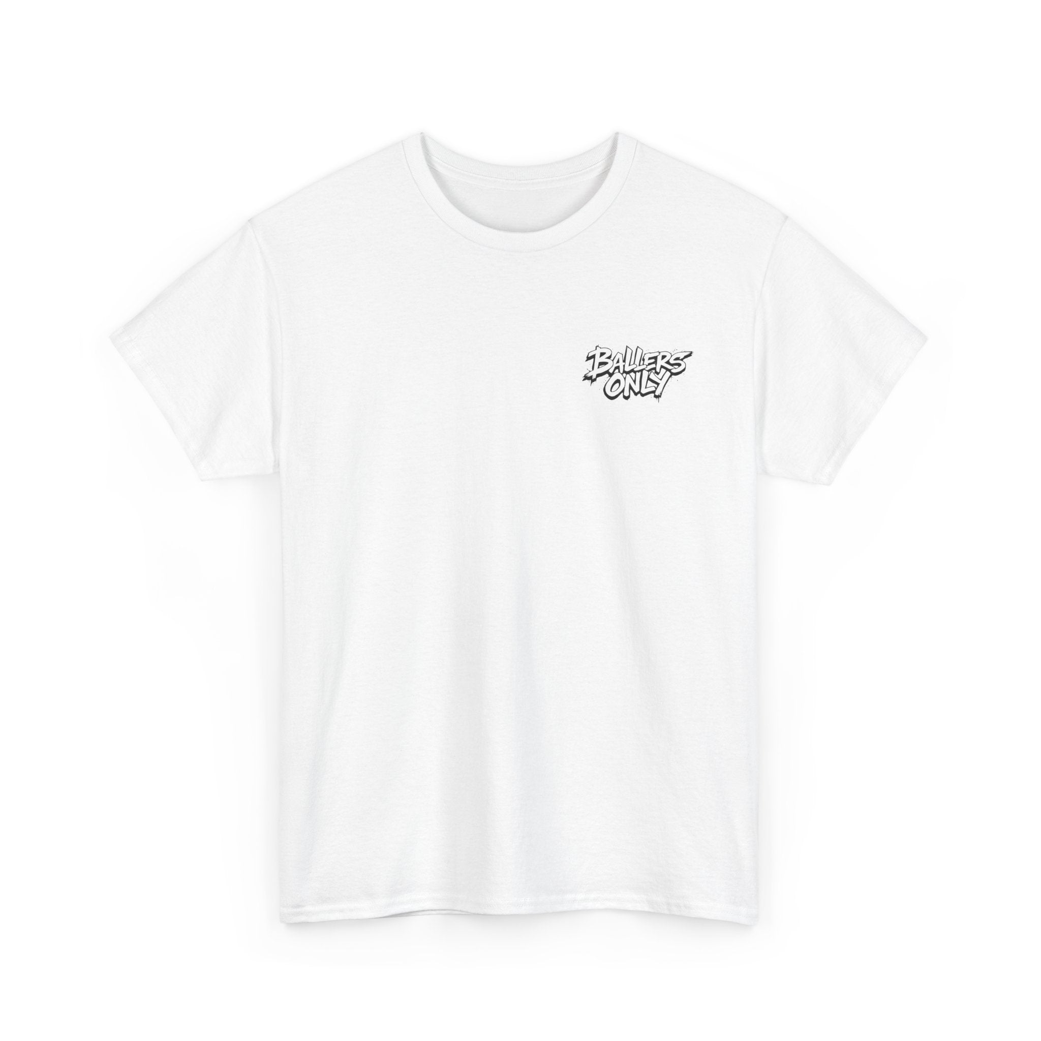 Ballers Only Simple White T-Shirts