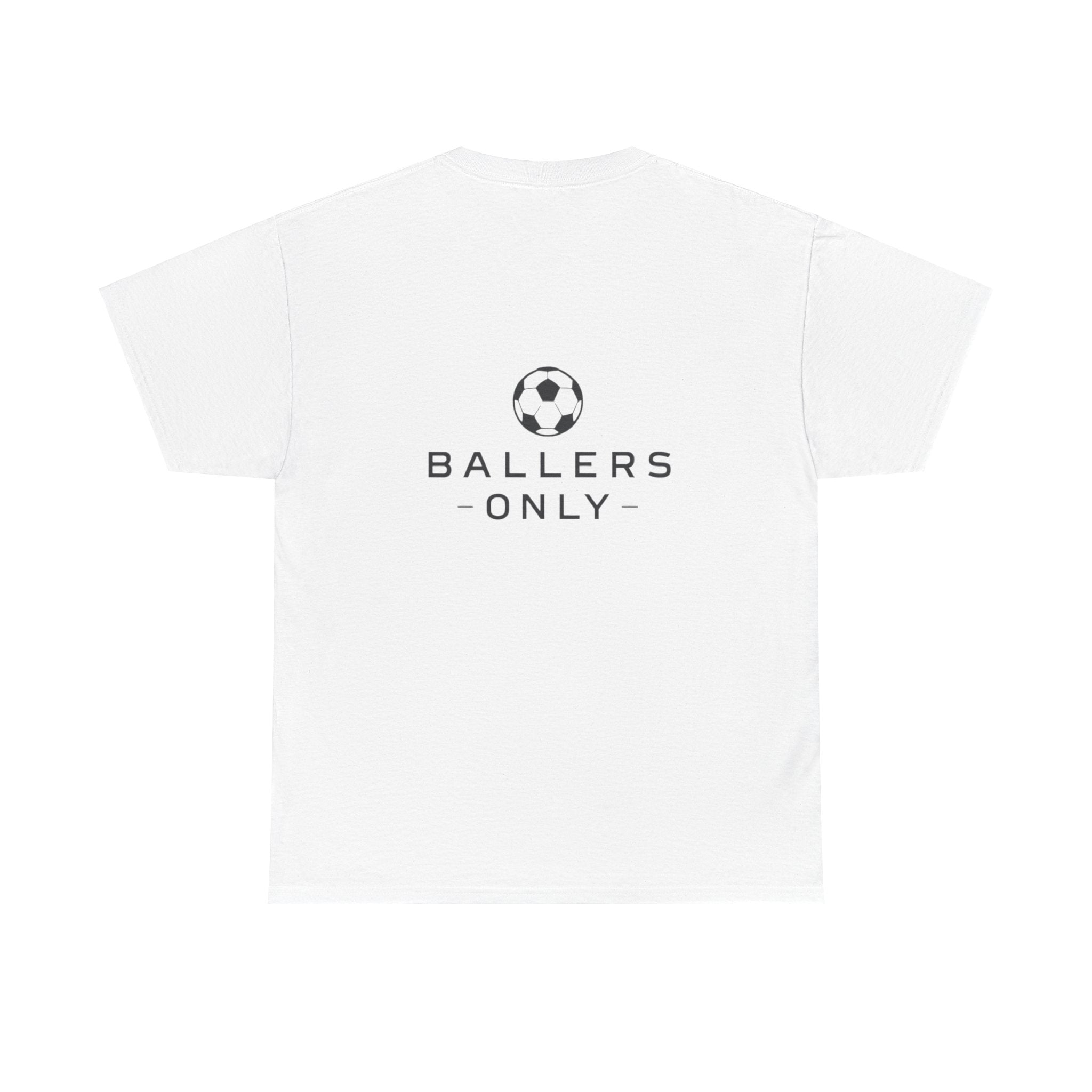 Ballers Only Simple White T-Shirts