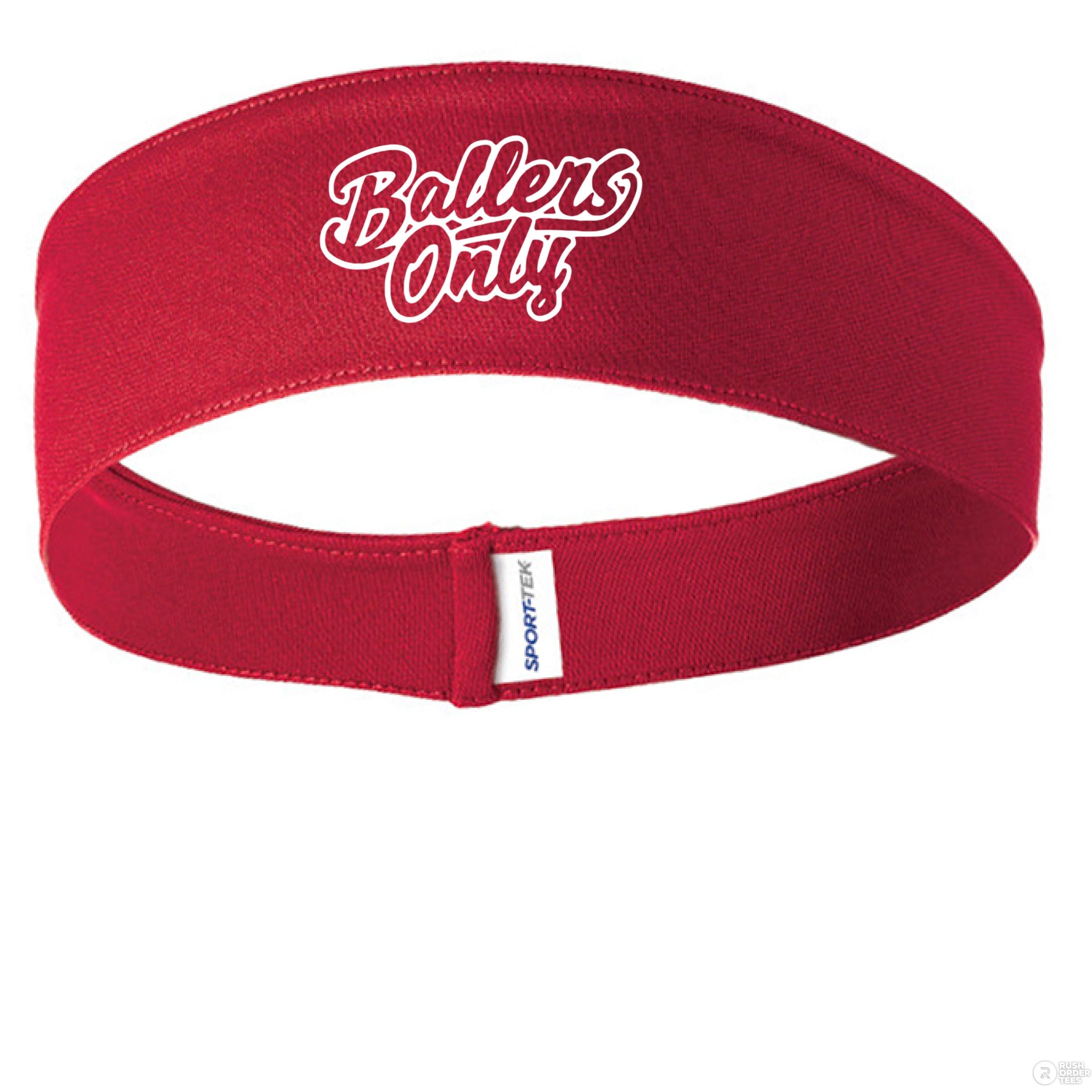 Ballers Only Performance Headband Red