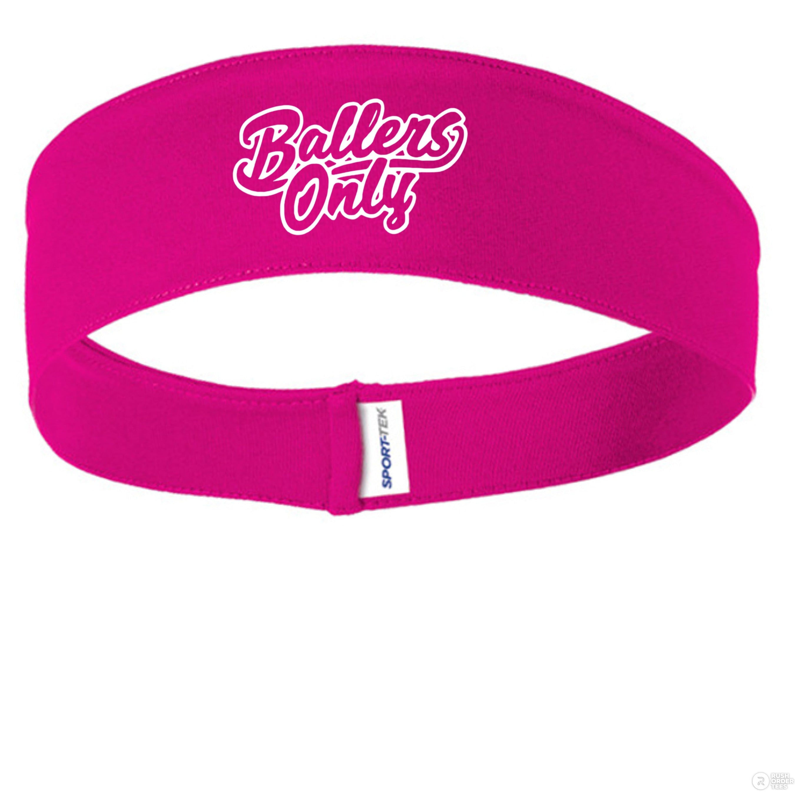 Ballers Only Performance Headband Pink