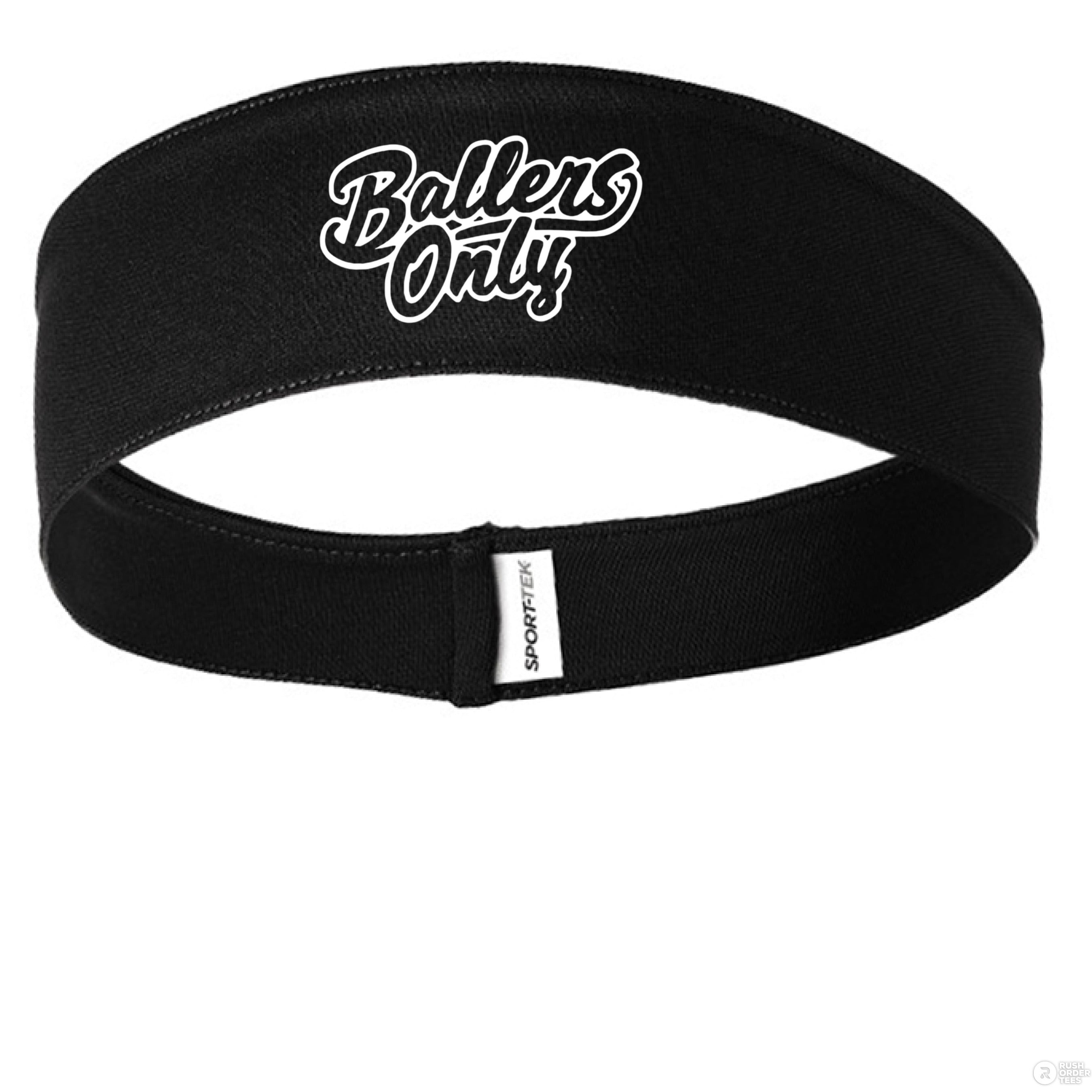 Ballers Only Performance Headband Black